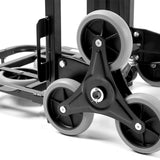 Maxbell Stair Climbing Cart Carbon Steel Folding Dolly for Office Shopping Home