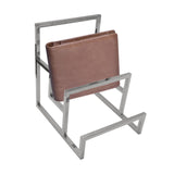 Maxbell Purse Display Stand Simple 3 Tier for Boutique Store Display Collection Silver