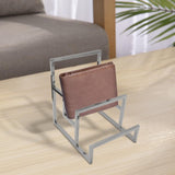 Maxbell Purse Display Stand Simple 3 Tier for Boutique Store Display Collection Silver