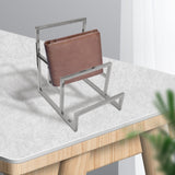 Maxbell Purse Display Stand Simple 3 Tier for Boutique Store Display Collection Silver