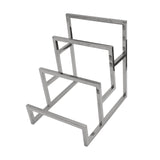 Maxbell Purse Display Stand Simple 3 Tier for Boutique Store Display Collection Silver
