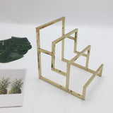 Maxbell Purse Display Stand Simple 3 Tier for Boutique Store Display Collection Gold