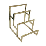 Maxbell Purse Display Stand Simple 3 Tier for Boutique Store Display Collection Gold