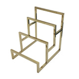 Maxbell Purse Display Stand Simple 3 Tier for Boutique Store Display Collection Gold