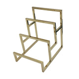 Maxbell Purse Display Stand Simple 3 Tier for Boutique Store Display Collection Gold