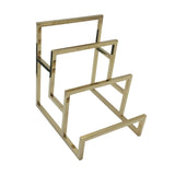 Maxbell Purse Display Stand Simple 3 Tier for Boutique Store Display Collection Gold
