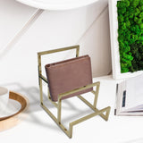 Maxbell Purse Display Stand Simple 3 Tier for Boutique Store Display Collection Gold