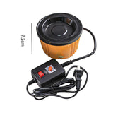 Maxbell Electric Hot Glue Melting Pot 100W US Adapter for Hair Extension Glue Sticks Thermostatic