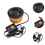 Maxbell Electric Hot Glue Melting Pot 100W US Adapter for Hair Extension Glue Sticks Thermostatic