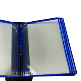 Maxbell Desktop Reference and Display System 360° Rotation for Museums Office Hotels Blue