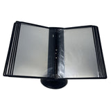 Maxbell Desktop Reference and Display System 360° Rotation for Museums Office Hotels Black