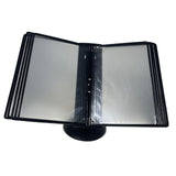 Maxbell Desktop Reference and Display System 360° Rotation for Museums Office Hotels Black