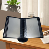 Maxbell Desktop Reference and Display System 360° Rotation for Museums Office Hotels Black