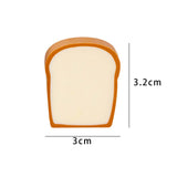 Maxbell Toast Bread Erasers Funky Party Favors Novelty Classroom Rewards Bag Fillers
