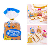Maxbell Toast Bread Erasers Funky Party Favors Novelty Classroom Rewards Bag Fillers