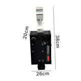 Maxbell Stage Power Drop Machine Stage Screen 100W DJ Dmx Power Drop Machine UK Plug