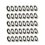 Maxbell 40 Pieces Currency Straps for 20mm Banknote Binding Machines White for Bank 80m