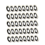 Maxbell 40 Pieces Currency Straps for 20mm Banknote Binding Machines White for Bank 80m