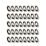 Maxbell 40 Pieces Currency Straps for 20mm Banknote Binding Machines White for Bank 80m