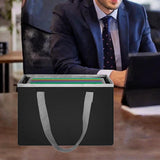 Maxbell Folder Storage Bag Modern Desktop File Organizer Box for Home Desktop Office