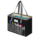 Maxbell Folder Storage Bag Modern Desktop File Organizer Box for Home Desktop Office