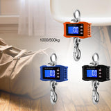 Maxbell Hanging Scale Construction Household Garage Hunting Site Digital Crane Scale Orange 1000kg