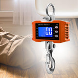 Maxbell Hanging Scale Construction Household Garage Hunting Site Digital Crane Scale Orange 1000kg