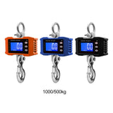 Maxbell Hanging Scale Construction Household Garage Hunting Site Digital Crane Scale Orange 1000kg