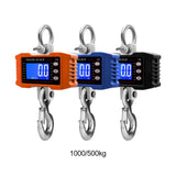 Maxbell Hanging Scale Construction Household Garage Hunting Site Digital Crane Scale Orange 1000kg