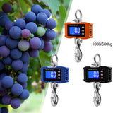 Maxbell Hanging Scale Construction Household Garage Hunting Site Digital Crane Scale Orange 1000kg