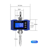 Maxbell Hanging Scale Construction Household Garage Hunting Site Digital Crane Scale Blue 1000kg