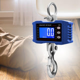 Maxbell Hanging Scale Construction Household Garage Hunting Site Digital Crane Scale Blue 500kg