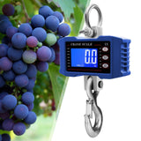 Maxbell Hanging Scale Construction Household Garage Hunting Site Digital Crane Scale Blue 500kg