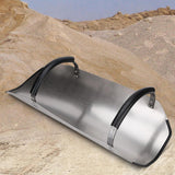 Maxbell Sand Shovel Efficiency Rivet Fixed Handle Heavy Duty for Grains Garden Beach 69cmx23cm