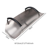 Maxbell Sand Shovel Efficiency Rivet Fixed Handle Heavy Duty for Grains Garden Beach 69cmx23cm