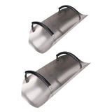 Maxbell Sand Shovel Efficiency Rivet Fixed Handle Heavy Duty for Grains Garden Beach 69cmx23cm
