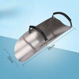 Maxbell Sand Shovel Efficiency Rivet Fixed Handle Heavy Duty for Grains Garden Beach 69cmx23cm