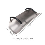 Maxbell Sand Shovel Efficiency Rivet Fixed Handle Heavy Duty for Grains Garden Beach 73cmx27cm