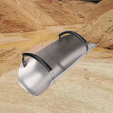 Maxbell Sand Shovel Efficiency Rivet Fixed Handle Heavy Duty for Grains Garden Beach 73cmx27cm