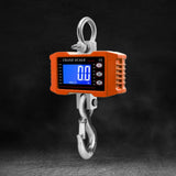 Maxbell Hanging Scale Hold/Unit/tare/Zero Luggage Scale Handheld Digital Crane Scale Orange 1500KG