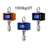 Maxbell Hanging Scale Hold/Unit/tare/Zero Luggage Scale Handheld Digital Crane Scale Orange 1500KG
