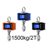 Maxbell Hanging Scale Hold/Unit/tare/Zero Luggage Scale Handheld Digital Crane Scale Orange 1500KG