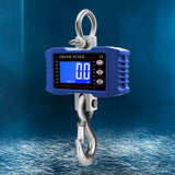 Maxbell Hanging Scale Hold/Unit/tare/Zero Luggage Scale Handheld Digital Crane Scale Blue 1500KG