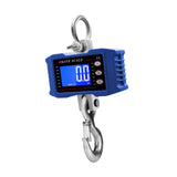 Maxbell Hanging Scale Hold/Unit/tare/Zero Luggage Scale Handheld Digital Crane Scale Blue 1500KG