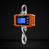 Maxbell Hanging Scale Hold/Unit/tare/Zero Luggage Scale Handheld Digital Crane Scale Orange 2T