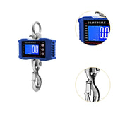 Maxbell Hanging Scale Hold/Unit/tare/Zero Luggage Scale Handheld Digital Crane Scale Blue 2T