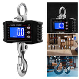 Maxbell Hanging Scale Hold/Unit/tare/Zero Luggage Scale Handheld Digital Crane Scale Black 2T