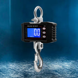 Maxbell Hanging Scale Hold/Unit/tare/Zero Luggage Scale Handheld Digital Crane Scale Black 2T