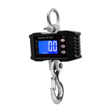 Maxbell Hanging Scale Hold/Unit/tare/Zero Luggage Scale Handheld Digital Crane Scale Black 2T
