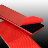 Maxbell 50 Pieces Generic Car Reflectors Sturdy Professional for Pickup Trailer Red
